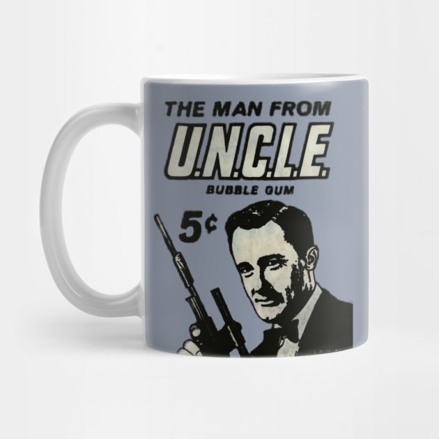 Vintage Man From U.N.C.L.E. with Napoleon Solo - Authentic, Distressed by offsetvinylfilm